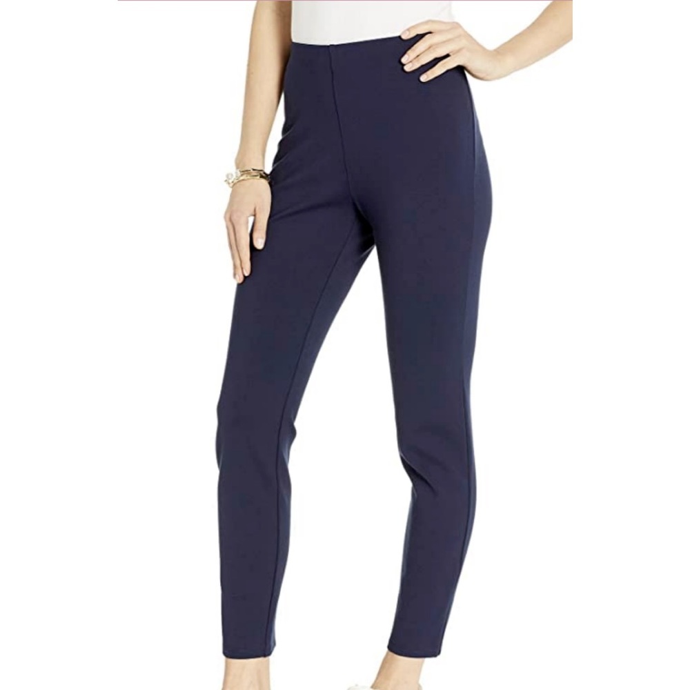 Lilly Pulitzer NIRA LEGGING Midnight Navy Slit Pockets Pants